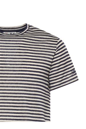 Dover Stripes Uomo Maglia A Righe In Cotone MC2 SAINT BARTH | T-shirt | DOV001000283L